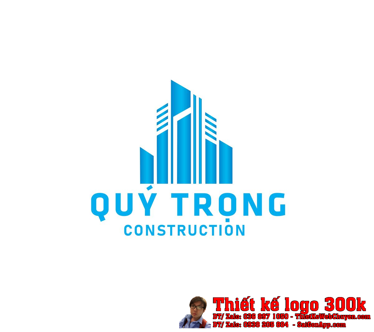 Thiết kế logo xây dựng Quý Trọng Thiết kế logo xây dựng Quý Trọng