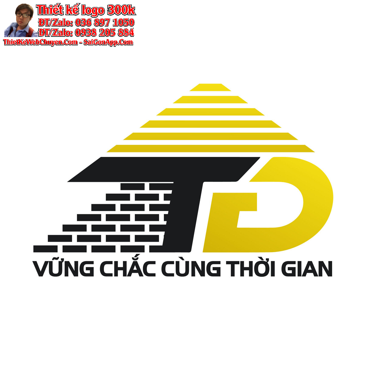 Thiết kế logo xây dựng T&Đ