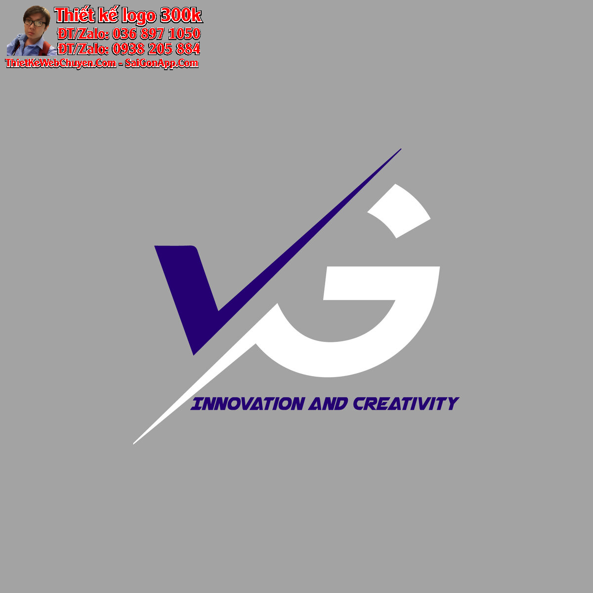 Thiết kế logo xây dựng Vũ Gia (VG)