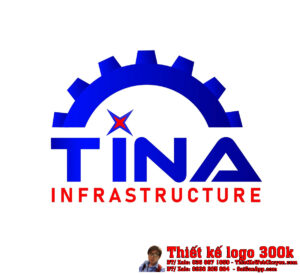Thiết kế logo xây dựng hạ tầng kỹ thuật TINA