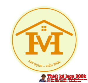 Thiết kế logo xây dựng - kiến trúc Hoàng Vũ