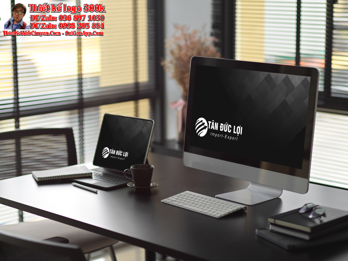 Thiết kế logo xuất nhập khẩu TÂN ĐỨC LỢI Thiết kế logo xuất nhập khẩu TÂN ĐỨC LỢI