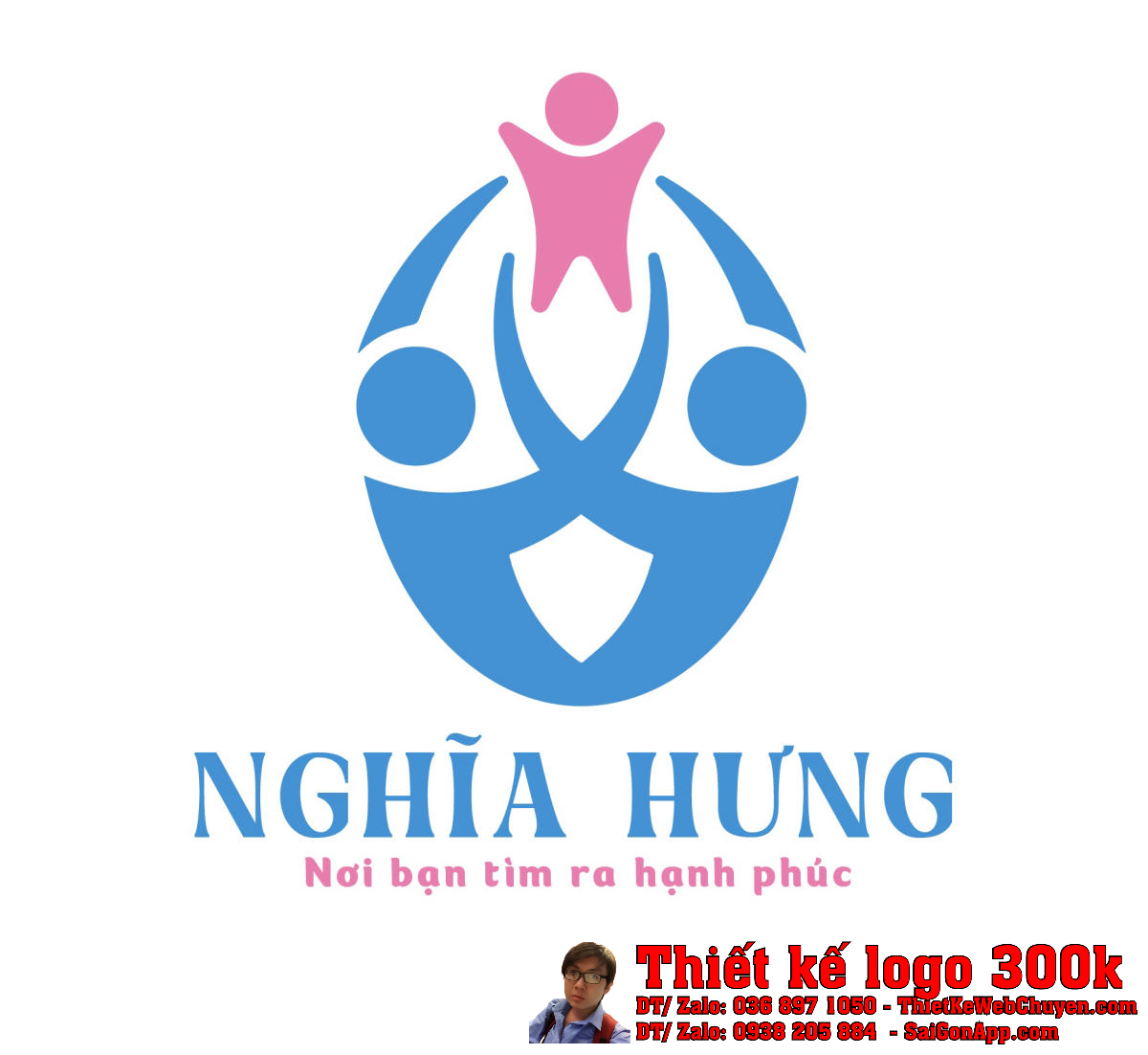 Thiết kế logo y tế Phòng khám sản phụ khoa Nghĩa Hưng