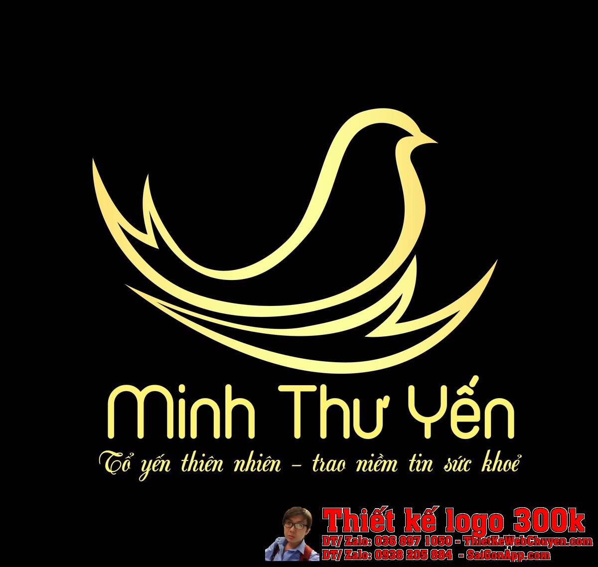 Thiết kế logo yến sào Minh Thư Yến Thiết kế logo yến sào Minh Thư Yến