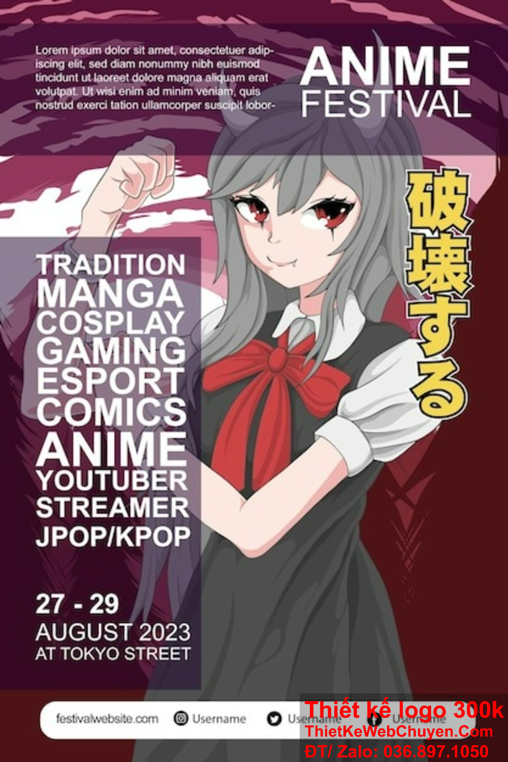 Thiết kế standee anime cần tích hợp cả yếu tố giải trí và thông điệp mạnh mẽ. Thiết kế standee anime là cách để thương hiệu của bạn giao tiếp hiệu quả với thế hệ Z.