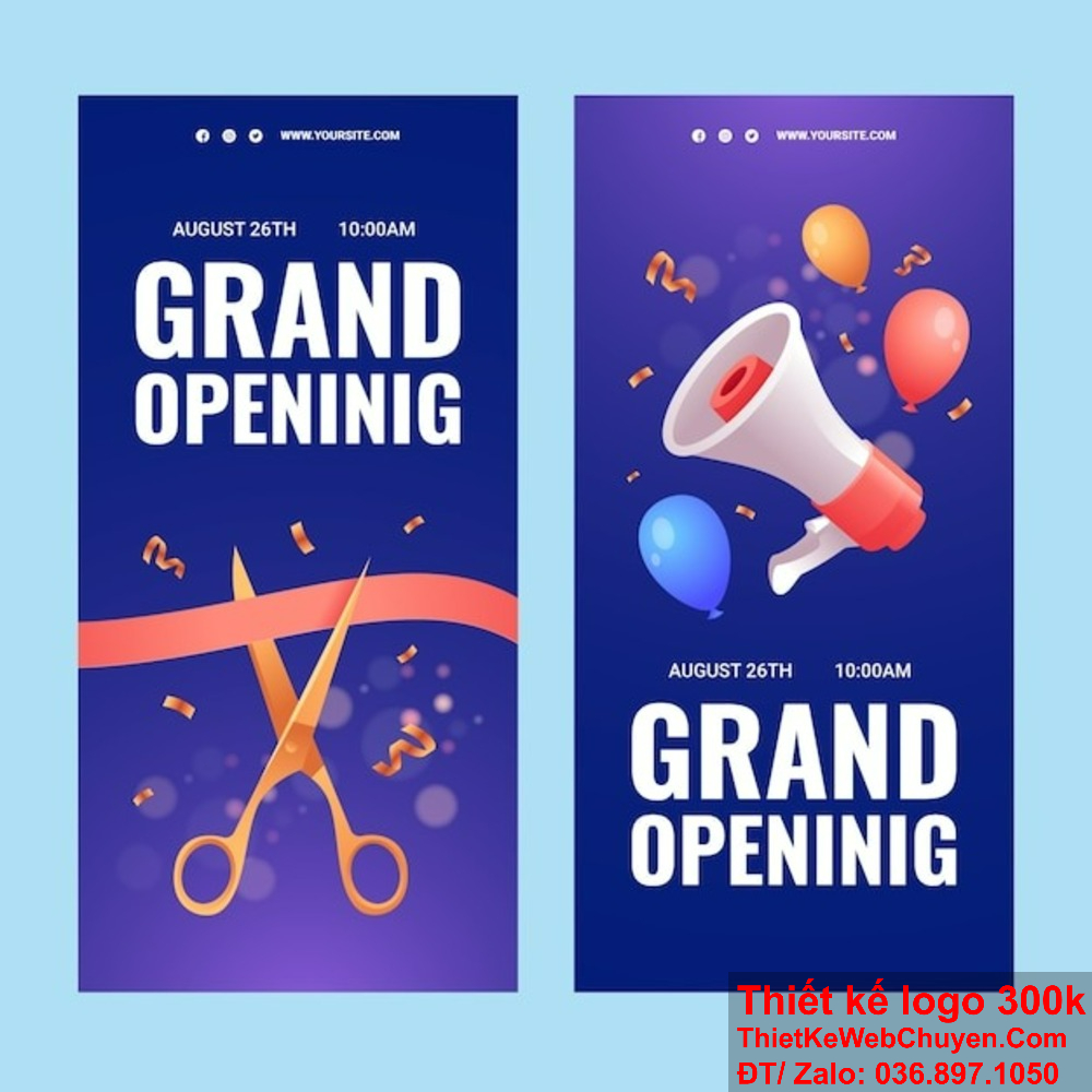 Thiết kế standee khai trương với công nghệ in ấn hiện đại, đảm bảo chất lượng hình ảnh tốt nhất. Thiết kế standee khai trương tinh tế giúp tăng tính nhận diện cho thương hiệu của bạn.
