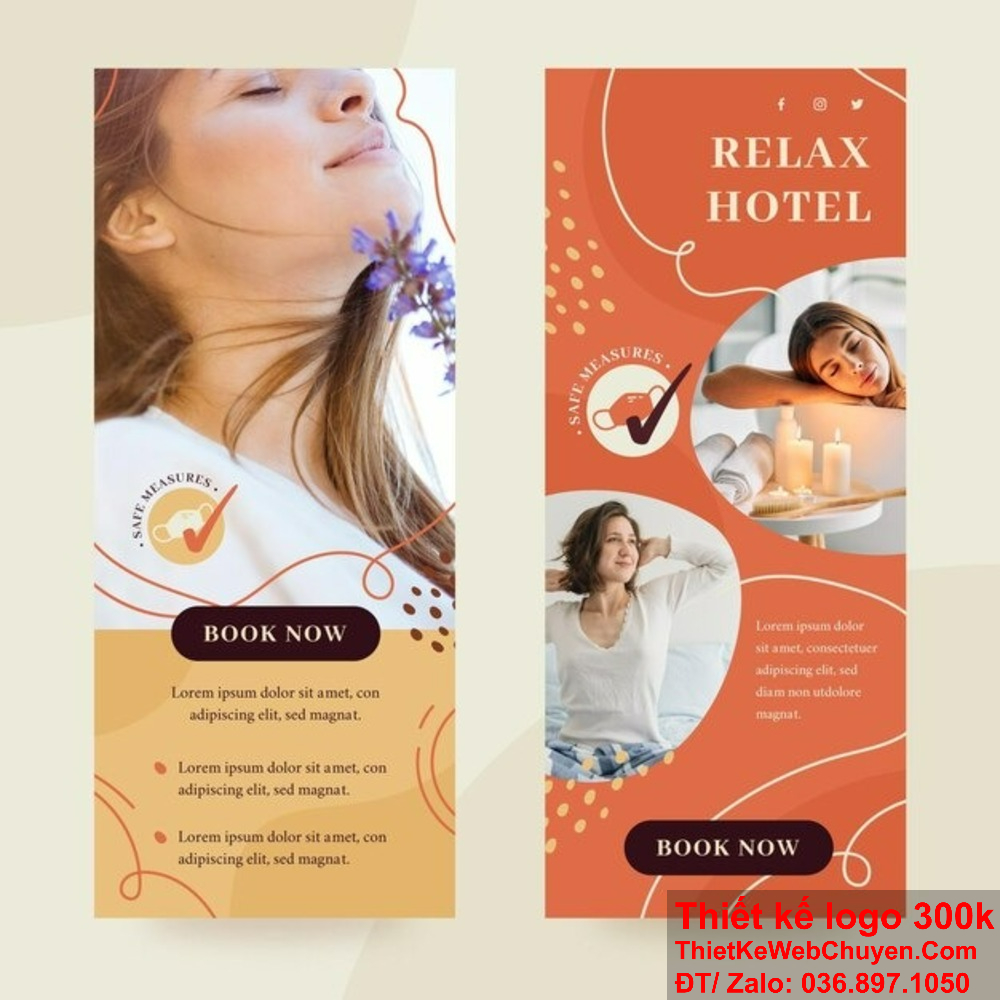 Sử dụng hình ảnh chất lượng cao trong thiết kế standee spa giúp thu hút sự chú ý của khách hàng. Chọn lựa font chữ và kích thước phù hợp là một phần quan trọng trong thiết kế standee spa.