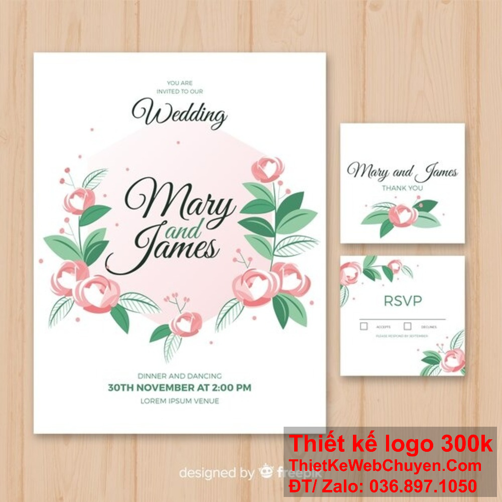 Thiệp mời Đám Cưới của chúng tôi là sự kết hợp hoàn hảo giữa sự lãng mạn và chuyên nghiệp. Mang lại sự lãng mạn và độc đáo qua mỗi thiệp mời Đám Cưới được thiết kế từ chúng tôi.