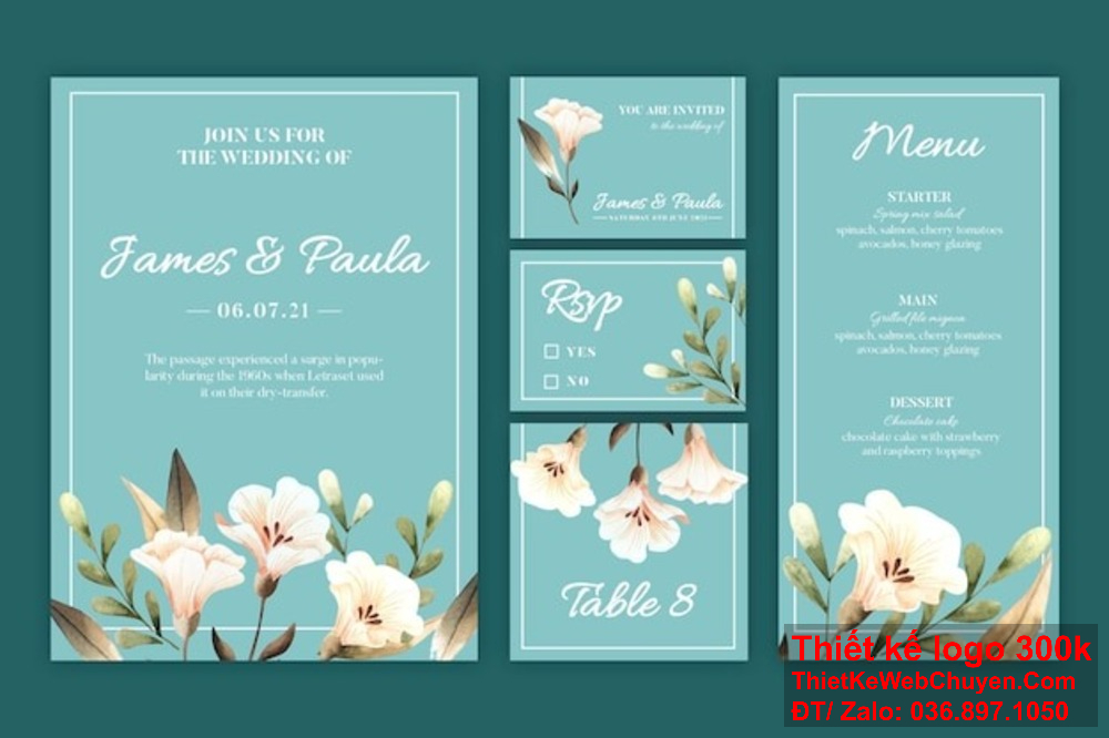 Chúng tôi cam kết mang lại sự lãng mạn và độc đáo qua từng thiệp mời Đám Cưới. Mỗi chiếc thiệp mời Đám Cưới đều là biểu tượng của sự lãng mạn và tình yêu.