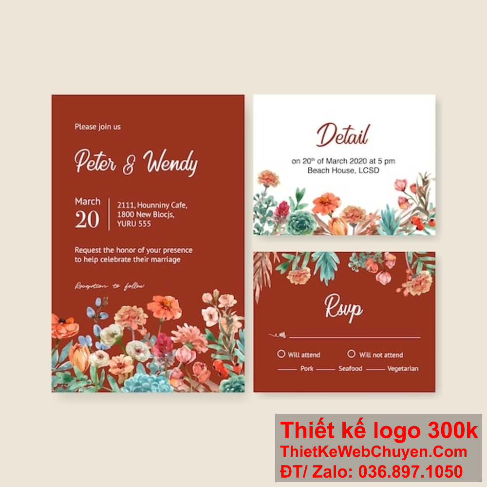 Tạo ra ấn tượng mạnh mẽ với khách mời qua thiệp mời Đám Cưới đặc biệt từ chúng tôi. Hãy để chúng tôi làm cho ngày cưới của bạn trở nên đặc biệt hơn với thiệp mời Đám Cưới từ chúng tôi.