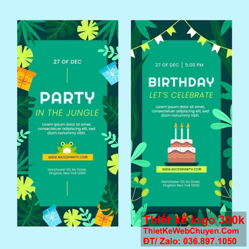 Mỗi chi tiết trong thiệp mời sinh nhật đều được chăm chút kỹ lưỡng để tạo nên sự hoàn hảo. Tạo ra ấn tượng đầu tiên với người nhận qua thiệp mời sinh nhật độc đáo từ chúng tôi.