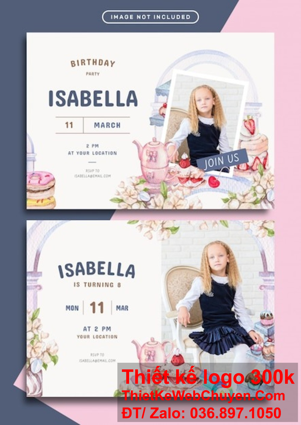 Thiệp mời sinh nhật của chúng tôi là sự kết hợp hoàn hảo giữa sự vui vẻ và chuyên nghiệp. Mang lại sự vui vẻ và độc đáo qua mỗi thiệp mời sinh nhật được thiết kế từ chúng tôi.