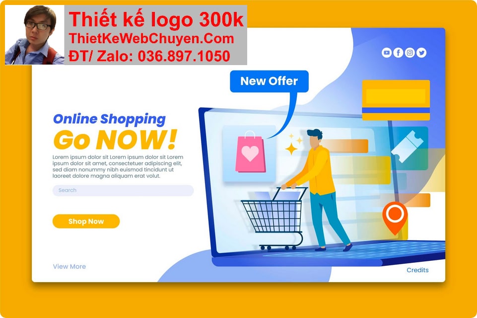 Thiết kế web Bán hàng online Dropshipping chuyên nghiệp