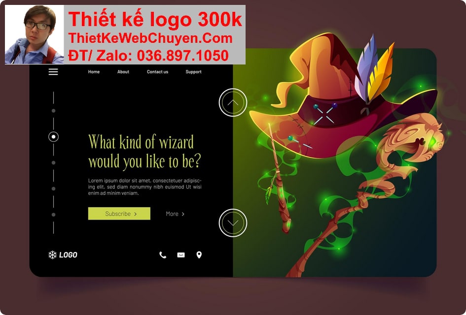 Thiết kế web Dịch vụ thuê chú hề ảo thuật chuyên nghiệp