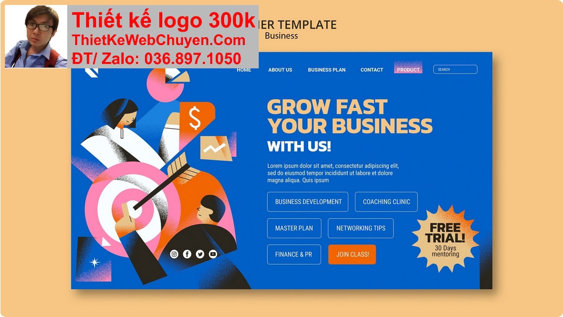 Thiết kế web affiliate chuyên nghiệp