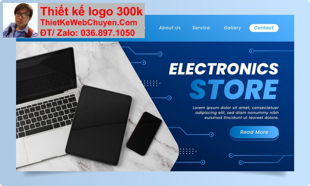 Thiết kế web bán Đồ công nghệ chuyên nghiệp