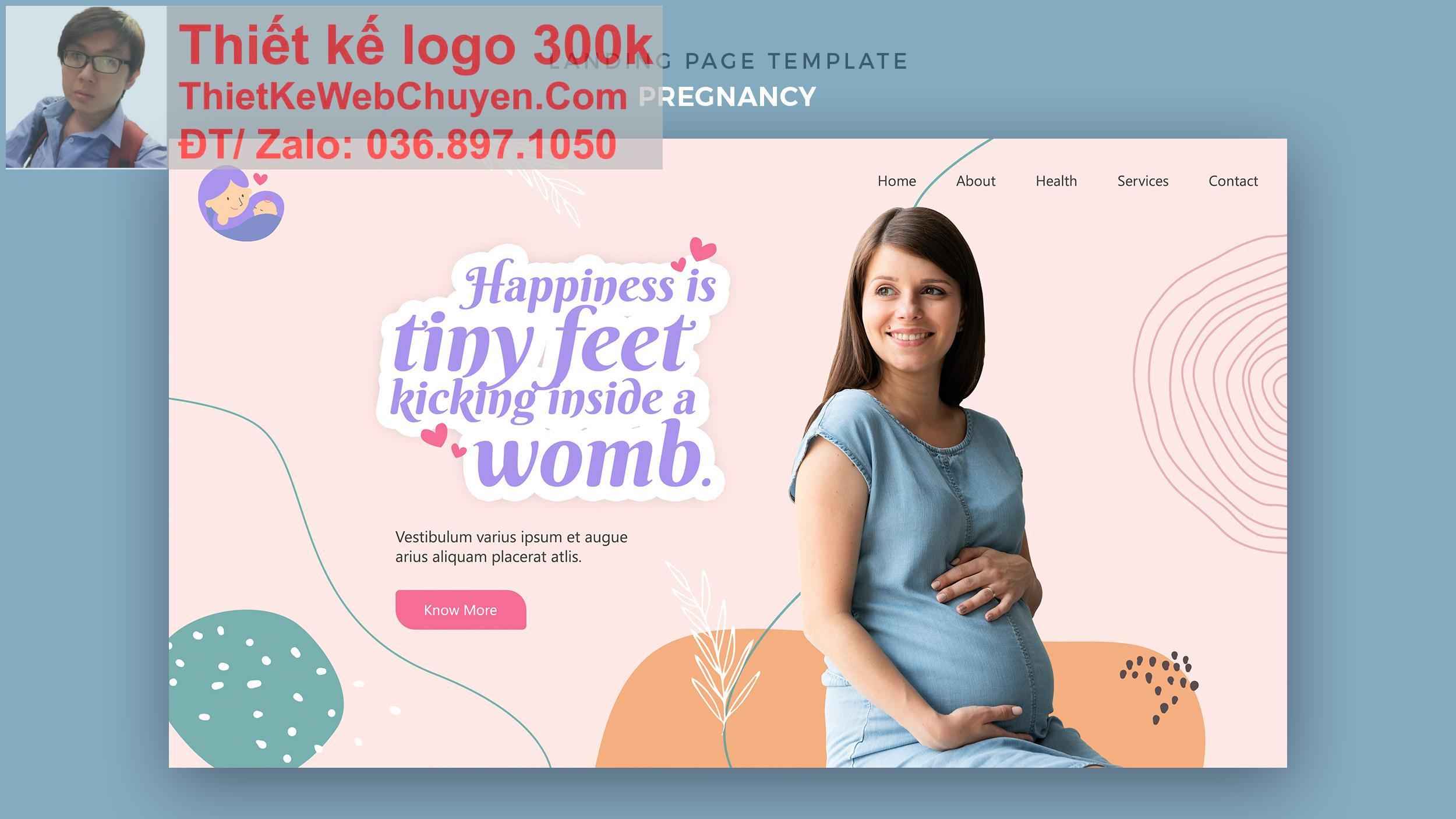 Thiết kế web bán đồ bầu chuyên nghiệp