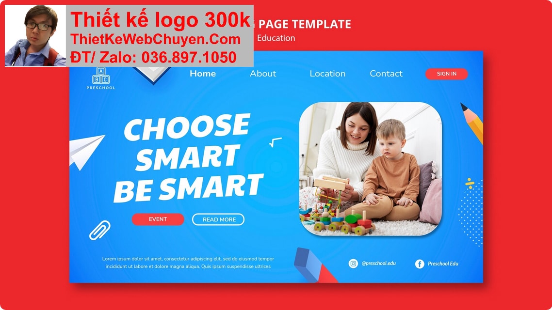 Thiết kế web bán dụng cụ học tập và đồ chơi thông minh chuyên nghiệp