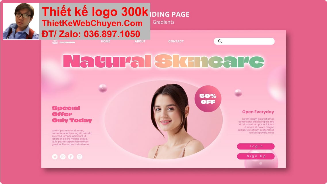 Thiết kế web bán mỹ phẩm chuyên nghiệp Thiết kế web bán mỹ phẩm chuyên nghiệp
