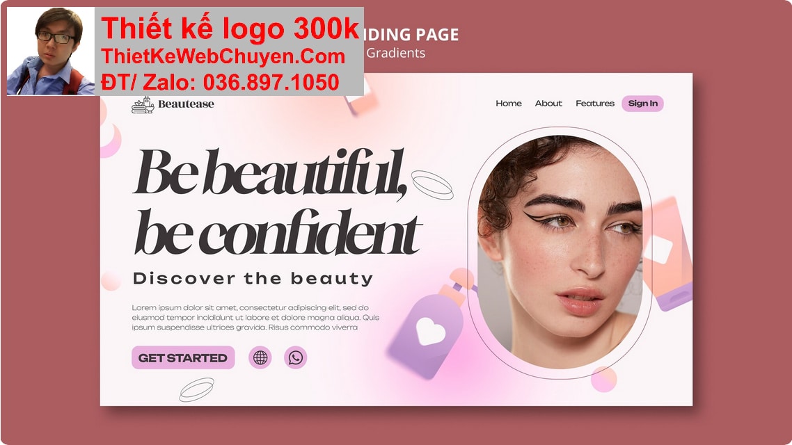 Thiết kế web bán mỹ phẩm chuyên nghiệp Thiết kế web bán mỹ phẩm chuyên nghiệp