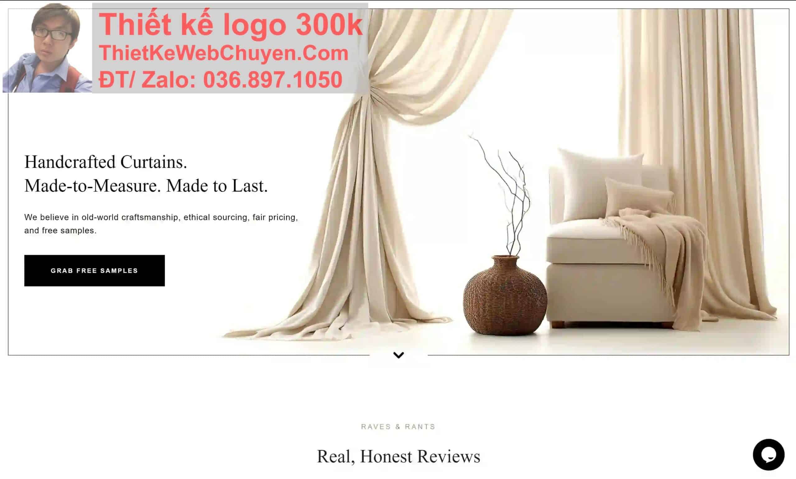 Thiết kế web bán rèm cửa chuyên nghiệp Thiết kế web bán rèm cửa chuyên nghiệp