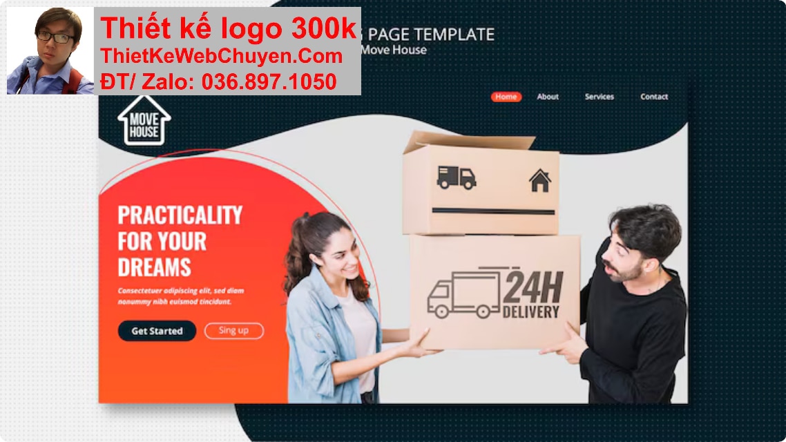 Thiết kế web công ty chuyển phát nhanh chuyên nghiệp Thiết kế web công ty chuyển phát nhanh chuyên nghiệp