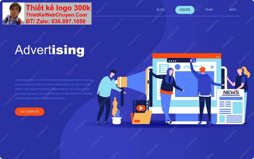 Thiết kế web công ty quảng cáo chuyên nghiệp Thiết kế web công ty quảng cáo chuyên nghiệp