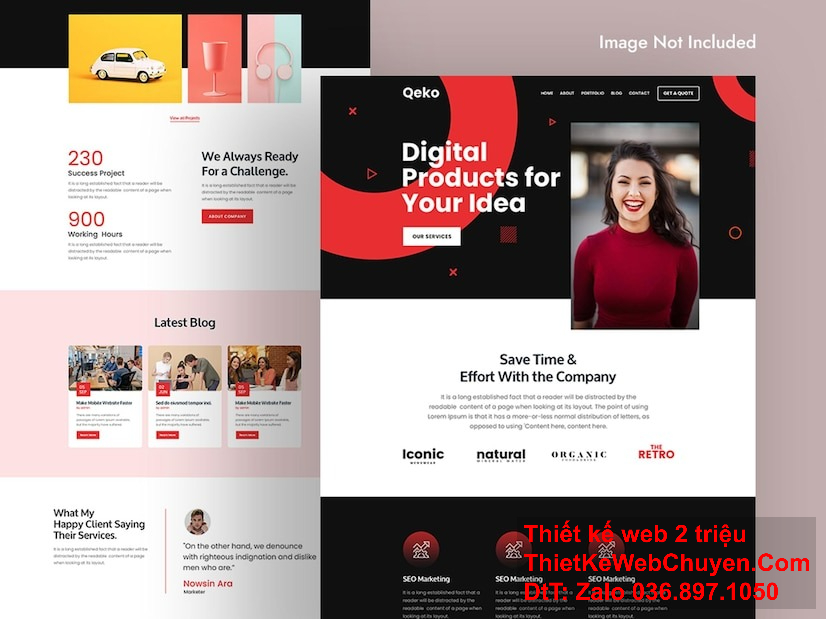 Thiết kế website trung tâm tư vấn du học nước ngoài đảm bảo hiển thị tốt trên mọi thiết bị.