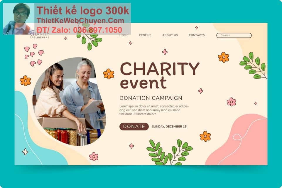 Thiết kế web từ thiện chuyên nghiệp