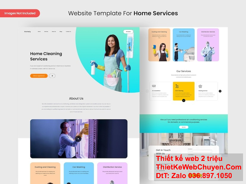 Thiết kế website bán điện thoại hiện đại với giao diện thân thiện giúp tăng cường tương tác và tạo dựng lòng tin cho khách hàng.