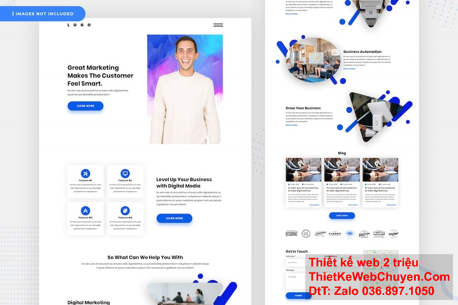 Thuythu thiết kế website bán hàng với tính năng quản lý khách hàng.