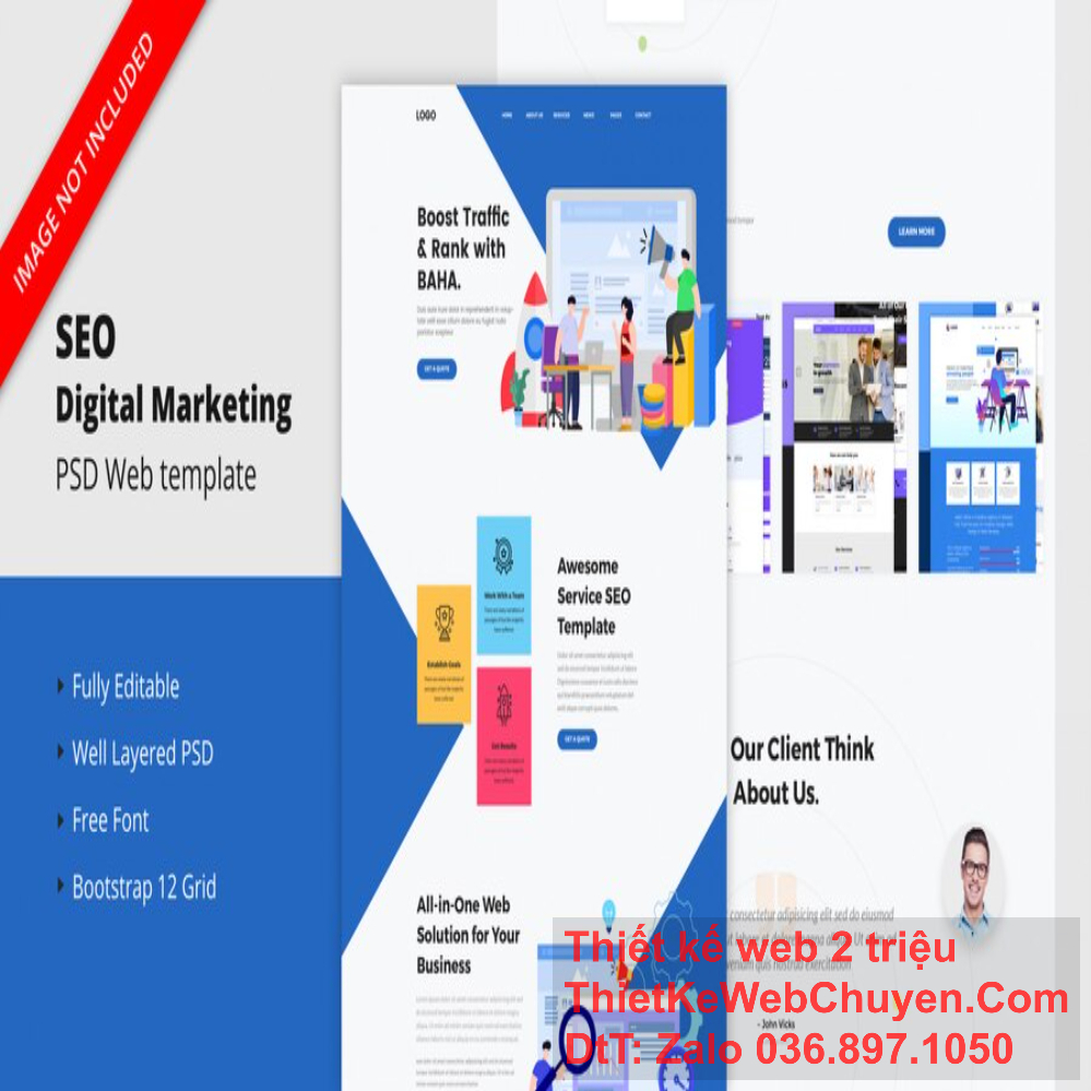 Thiết kế website đơn giản giúp người dùng dễ dàng truy cập.