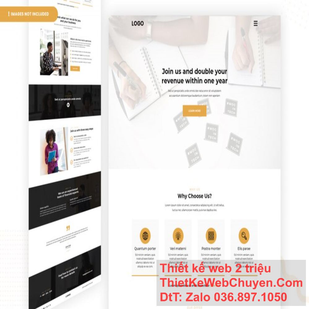 Để thu hút khách hàng, hãy áp dụng thiết kế website đơn giản và gọn gàng.