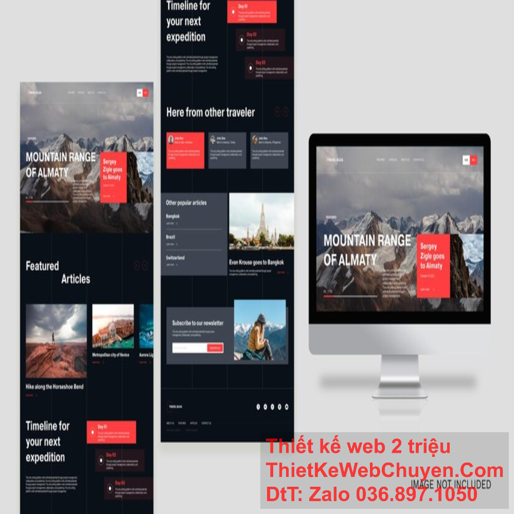 Thiết kế website đơn giản giúp dễ dàng điều hướng.