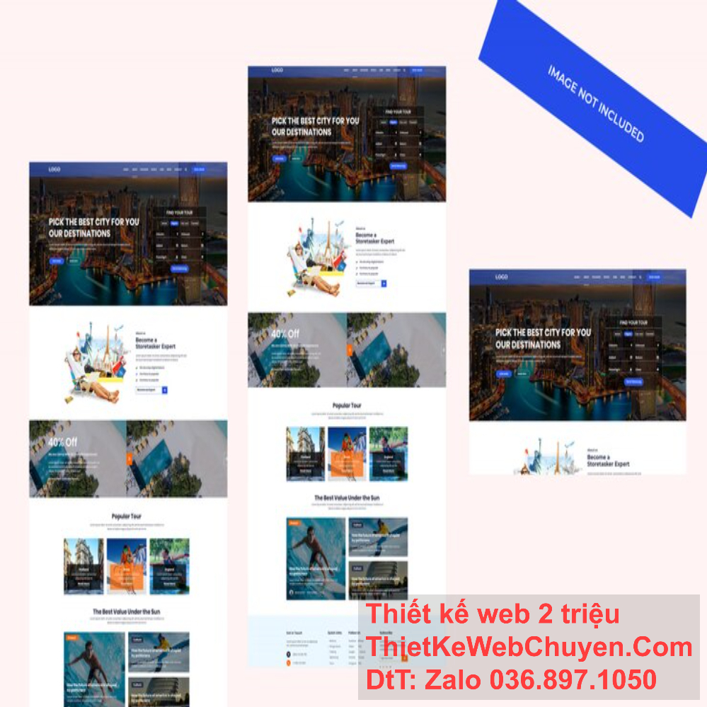 Sử dụng hình ảnh chất lượng cao trong thiết kế website đơn giản là điều cần thiết.