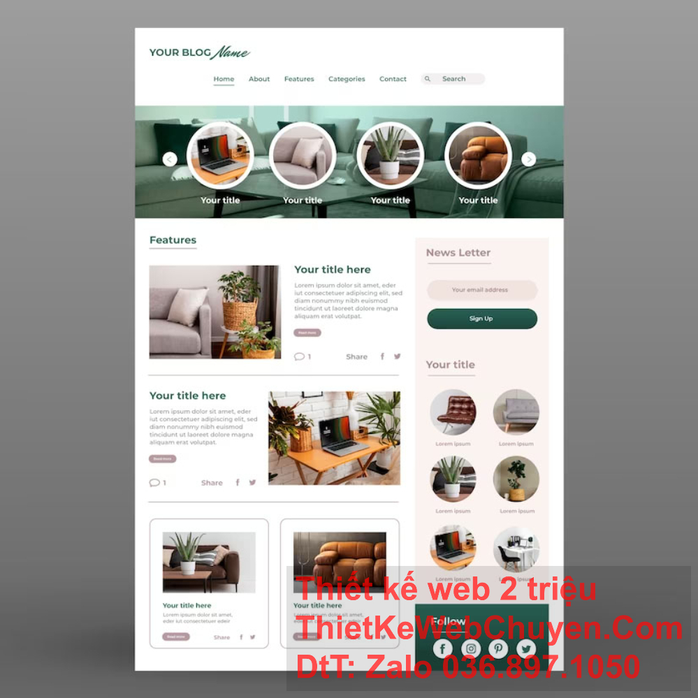 Thiết kế website là học cách tạo ra giao diện người dùng đẹp mắt và dễ sử dụng.