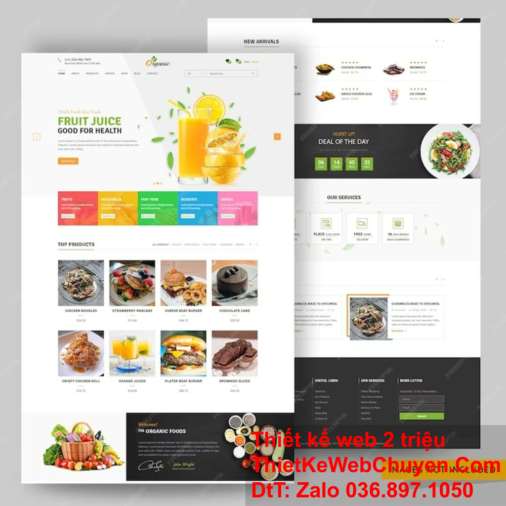 Thiết kế website websiteviet có khả năng mở rộng dễ dàng.