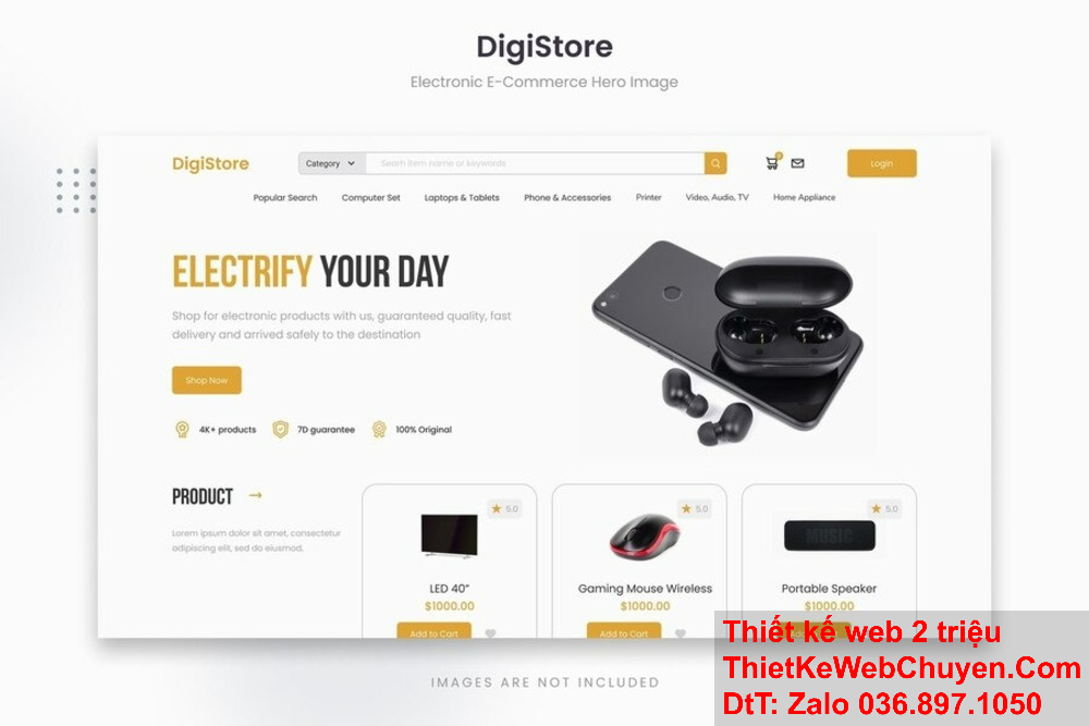 Thiết kế website websiteviet tối ưu hóa tốc độ tải trang.