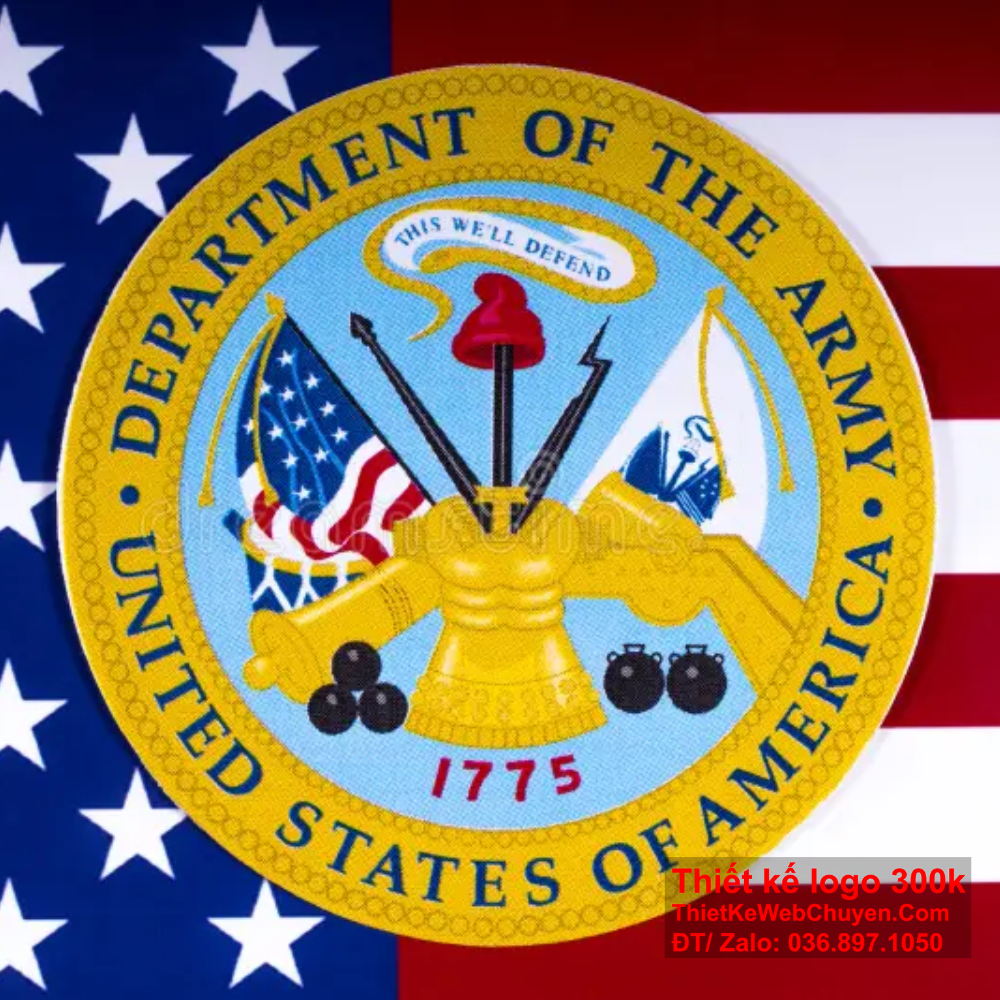 Sự đơn giản và mạnh mẽ của US Army Logo giúp tạo ra một ấn tượng mạnh mẽ với người nhìn.