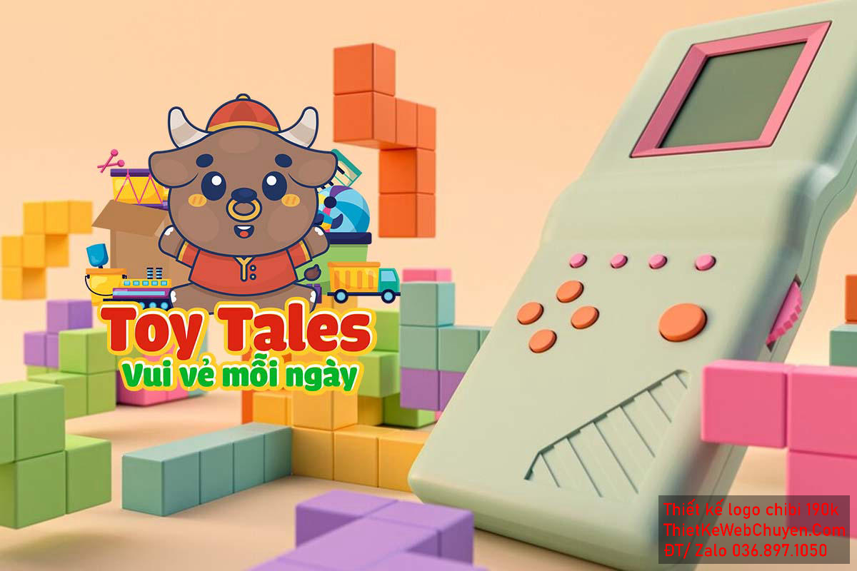 Vẽ chibi chú bò nâu đeo khuyên đang chơi đồ chơi vui vẻ để thiết kế logo Vẽ chibi chú bò nâu đeo khuyên đang chơi đồ chơi vui vẻ để thiết kế logo