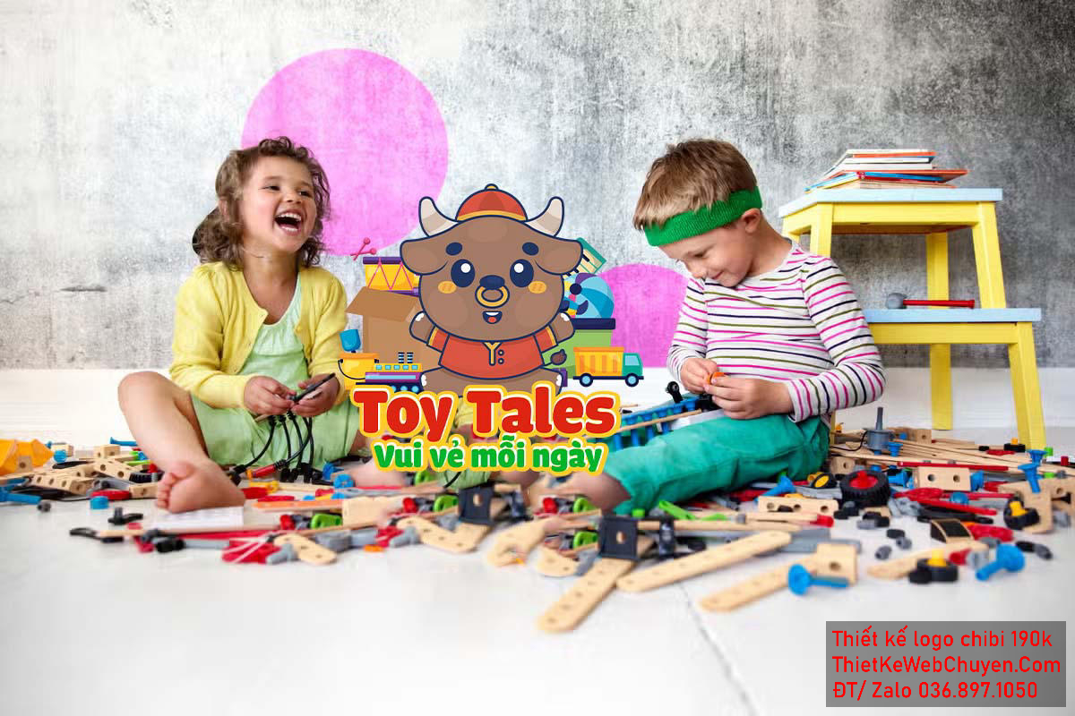 Vẽ chibi chú bò nâu đeo khuyên đang chơi đồ chơi vui vẻ để thiết kế logo Vẽ chibi chú bò nâu đeo khuyên đang chơi đồ chơi vui vẻ để thiết kế logo