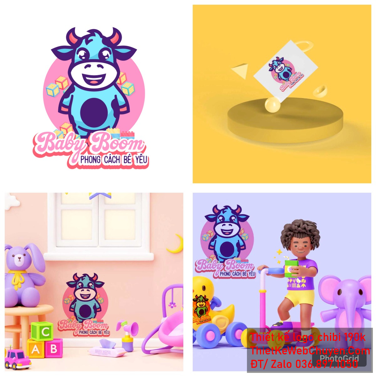 Vẽ chibi chú bò sữa màu xanh dễ thương đáng yêu trong thế giới đồ chơi để thiết kế logo Vẽ chibi chú bò sữa màu xanh dễ thương đáng yêu trong thế giới đồ chơi để thiết kế logo