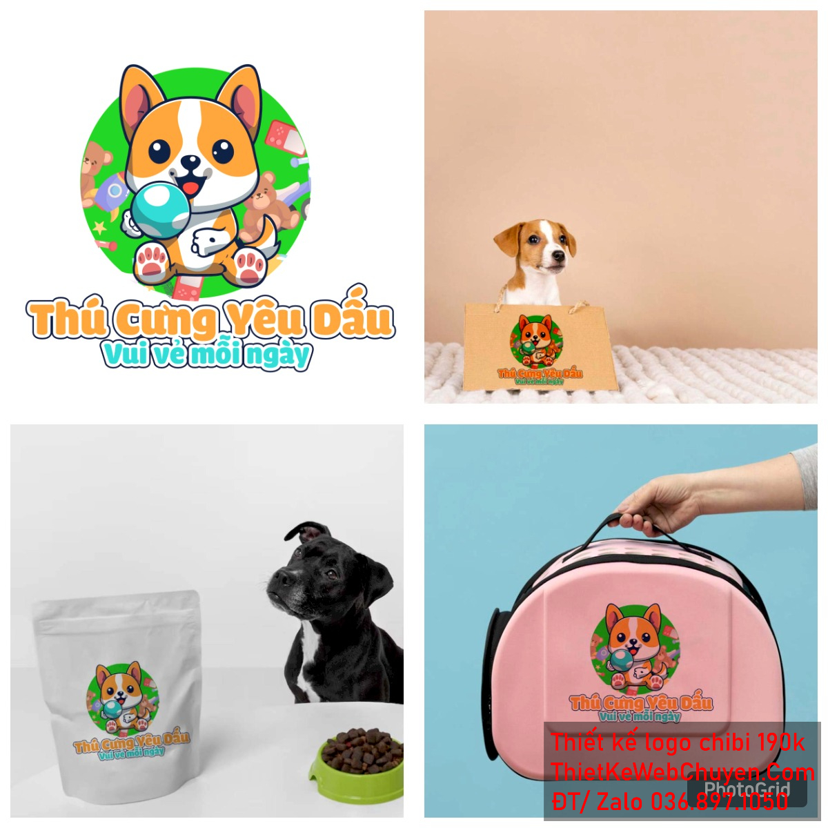Vẽ chibi chú chó lông trắng cam đang chơi bóng vui vẻ để thiết kế logo Vẽ chibi chú chó lông trắng cam đang chơi bóng vui vẻ để thiết kế logo