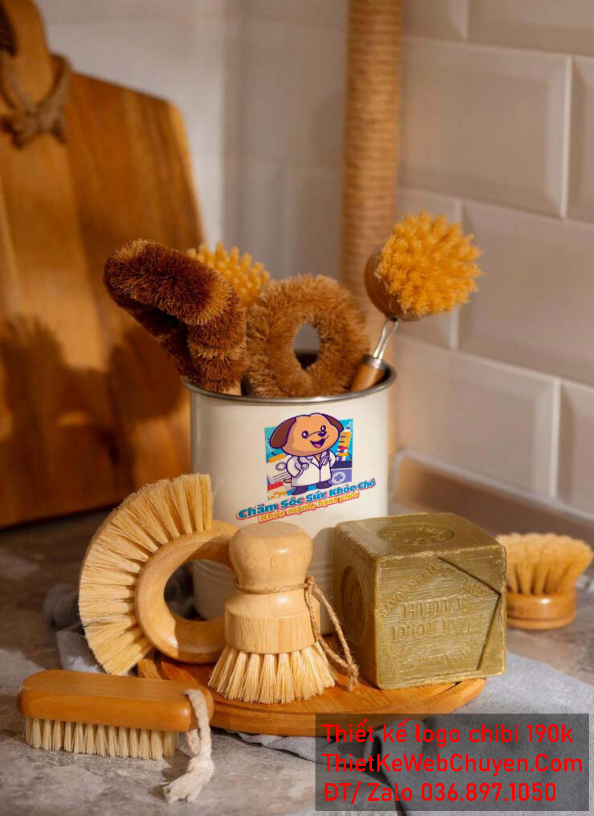 Vẽ chibi chú chó mặc áo blouse khám sức khỏe để thiết kế logo Vẽ chibi chú chó mặc áo blouse khám sức khỏe để thiết kế logo