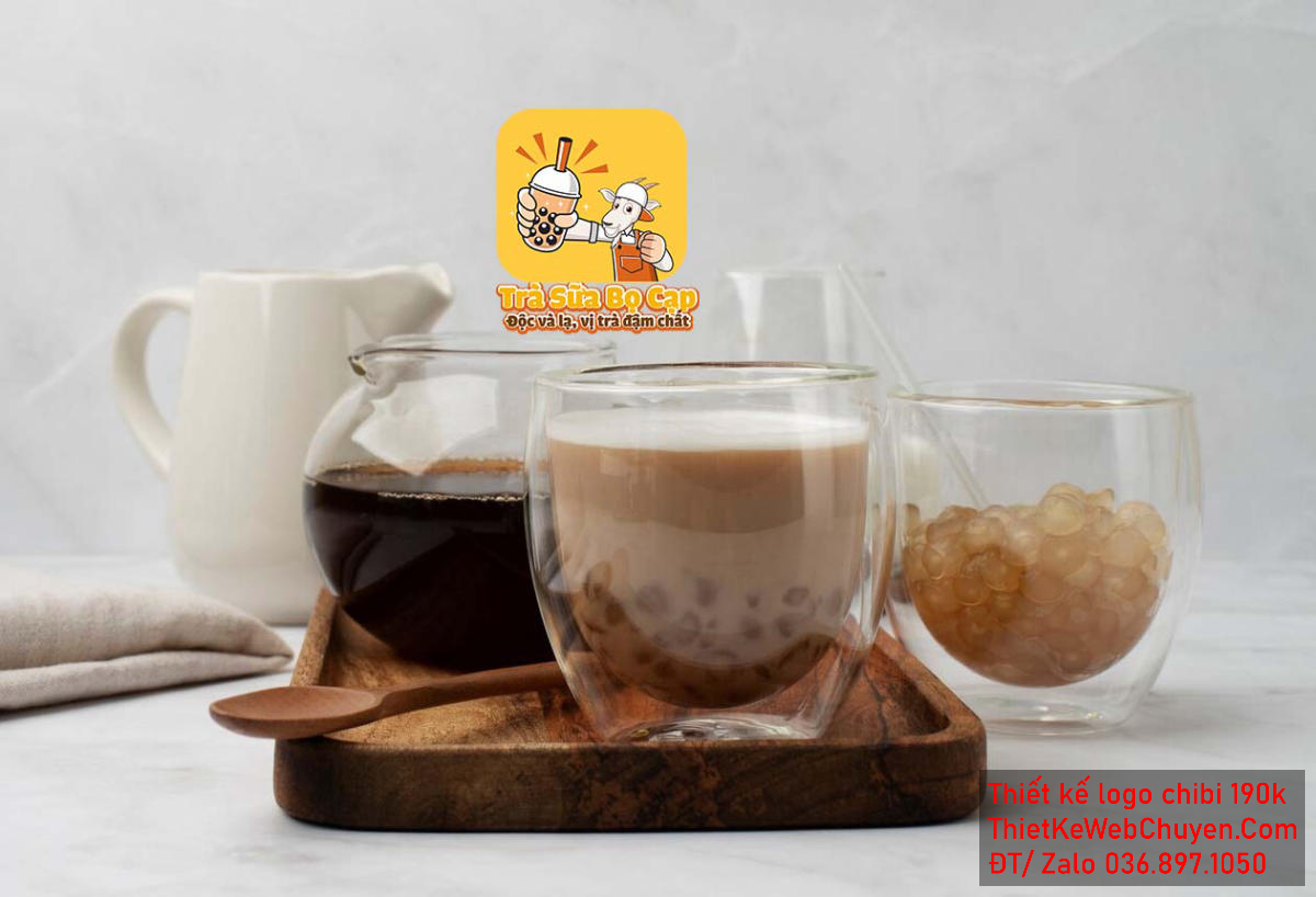 Vẽ chibi chú dê đội mũ trắng mặc yếm cam bán trà sữa để thiết kế logo Vẽ chibi chú dê đội mũ trắng mặc yếm cam bán trà sữa để thiết kế logo mẫu 4