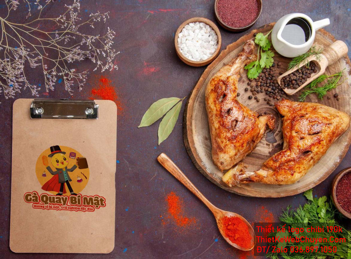 Vẽ chibi chú gà đội mũ đen mặc áo vest bán gà quay và cầm sách ma thuật để thiết kế logo Vẽ chibi chú gà đội mũ đen mặc áo vest bán gà quay và cầm sách ma thuật để thiết kế logo