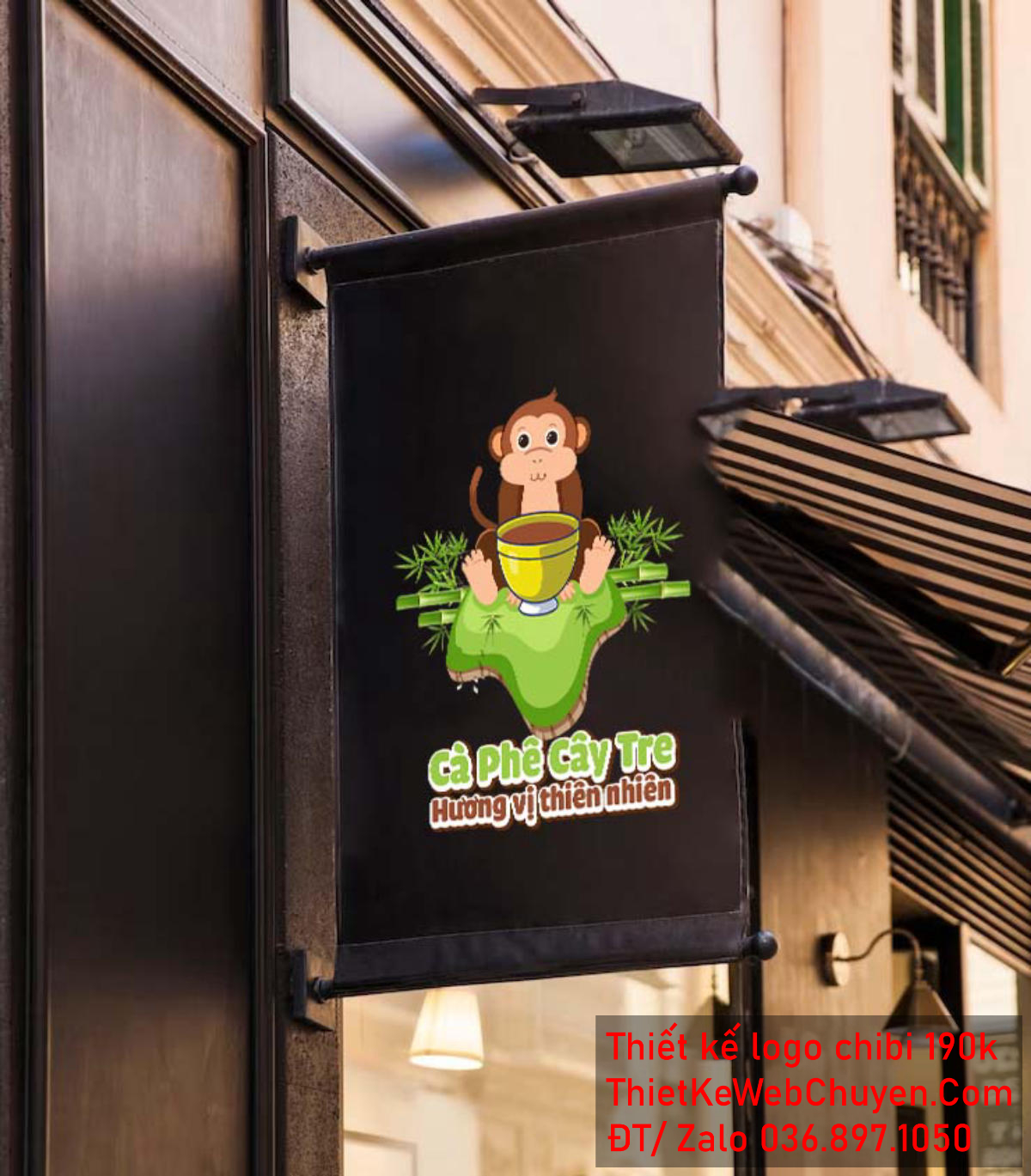 Vẽ chibi chú khỉ đầu bếp bán bánh ngọt để thiết kế logo Vẽ chibi chú khỉ đầu bếp bán bánh ngọt để thiết kế logo mẫu 2