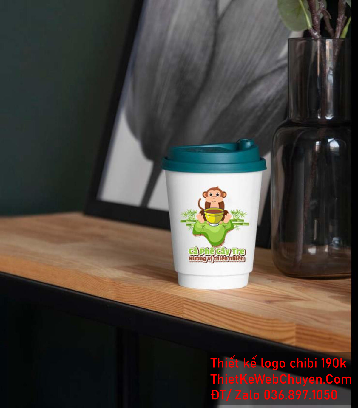 Vẽ chibi chú khỉ đầu bếp bán bánh ngọt để thiết kế logo Vẽ chibi chú khỉ đầu bếp bán bánh ngọt để thiết kế logo mẫu 3