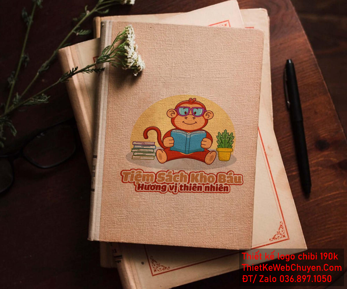 Vẽ chibi chú khỉ đeo khăn tím tập thể thao để thiết kế logo Vẽ chibi chú khỉ đeo khăn tím tập thể thao để thiết kế logo mẫu 2