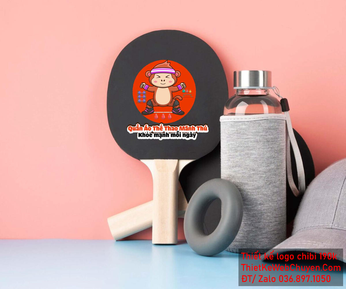 Vẽ chibi chú khỉ ngồi trên cây tre uống cà phê để thiết kế logo Vẽ chibi chú khỉ ngồi trên cây tre uống cà phê để thiết kế logo mẫu 3